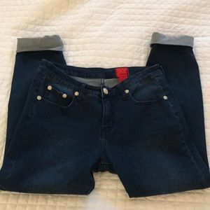 V Cristinai dark skinny jeans